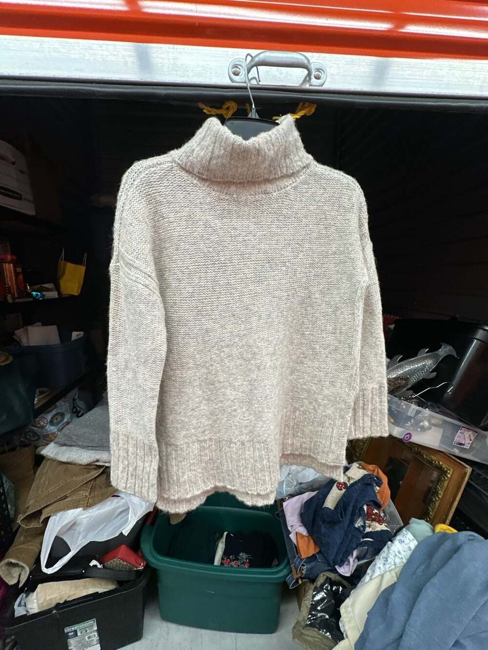 Philosophy Republic Clothing Women's Turtleneck Ribbed Knit Sweater Cream XS